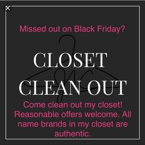 ✨✨✨Closet clean out! ✨✨✨